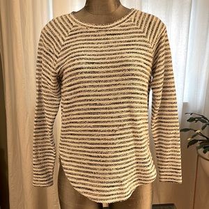 LOFT Striped Sweater ⚫️ ⚪️